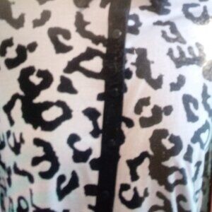 About a Girl 2 X Collard Cheetah Blouse